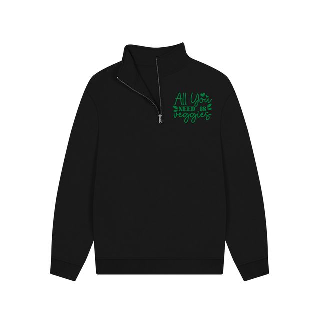 Unisex Quarter-zip Veggies Sweatshirt