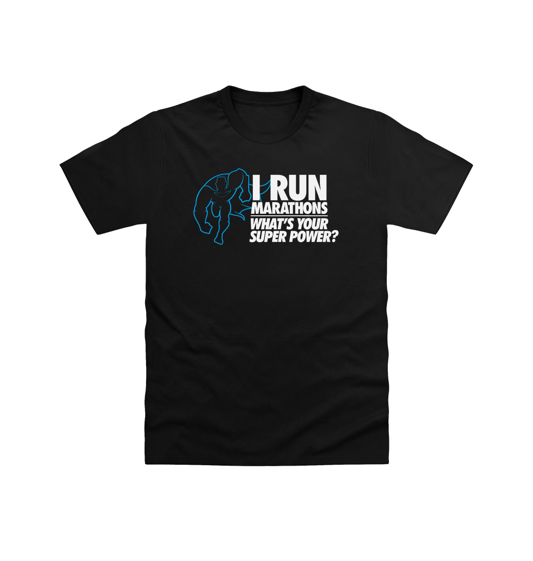I Run Marathons T Shirt - Picture 3 of 6