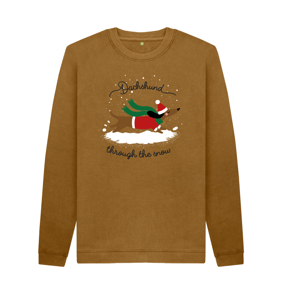 Mens dachshund 2025 christmas jumper