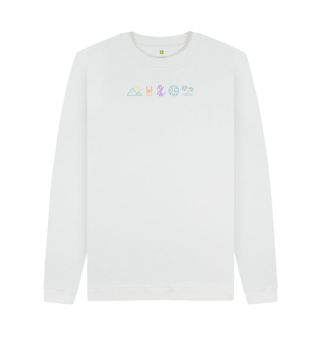 Adidas originals colour best sale smash crew sweatshirt white