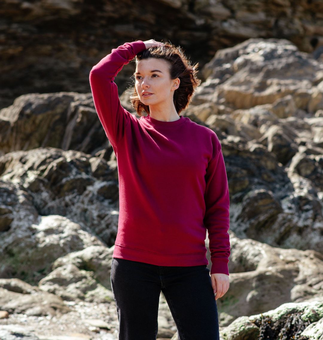 Plain red jumper online women's