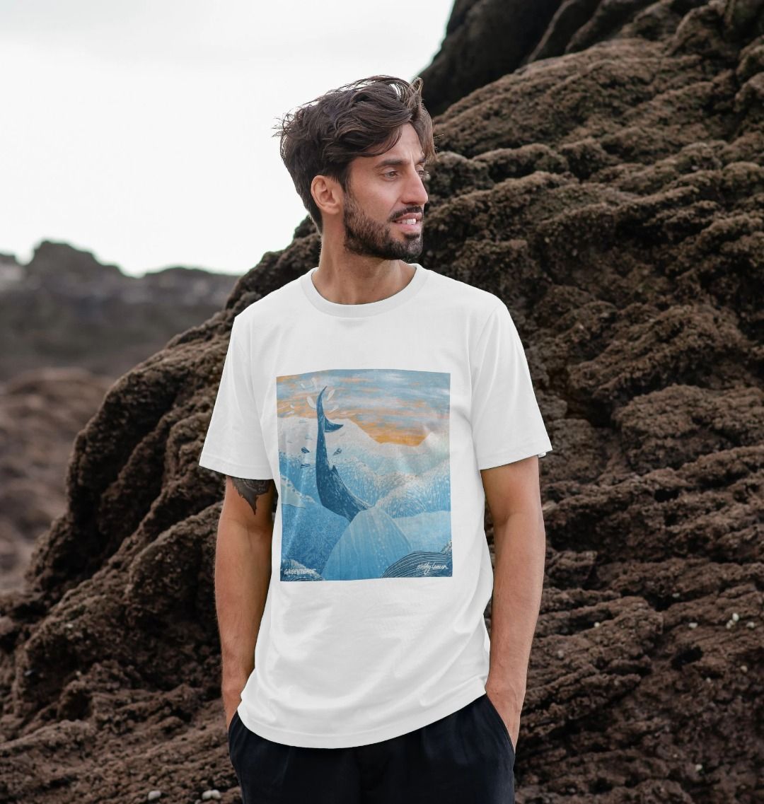I navnet Få kontrol Gå tilbage Oceans By Molly Lemon T-shirt