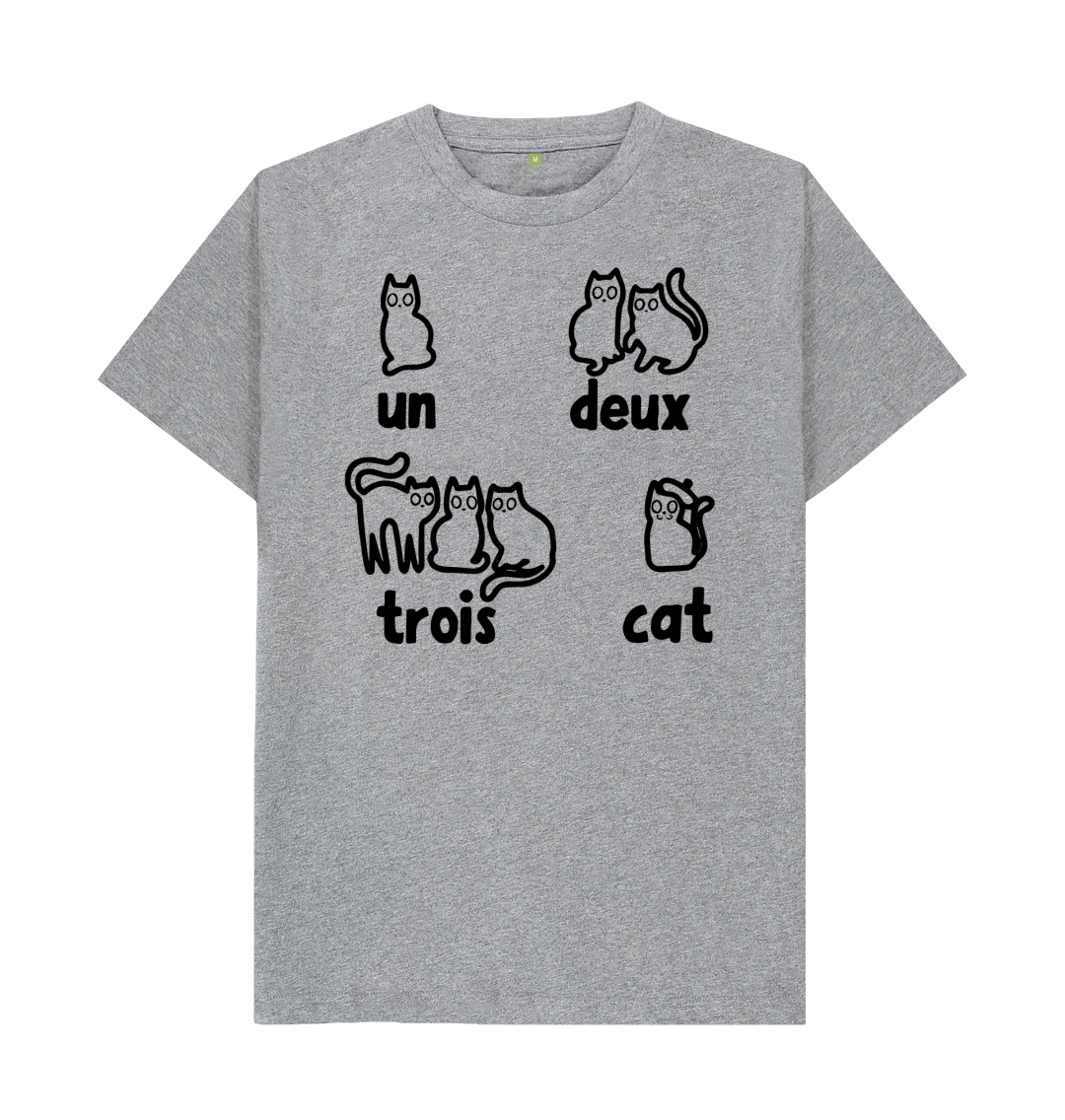 Un Deux Trois Cat Cute Funny French Pun Cat Lovers Gift T-Shirt Un Deux Trois Cat Cute Funny French Pun Cat Lovers Gift T-Shirt