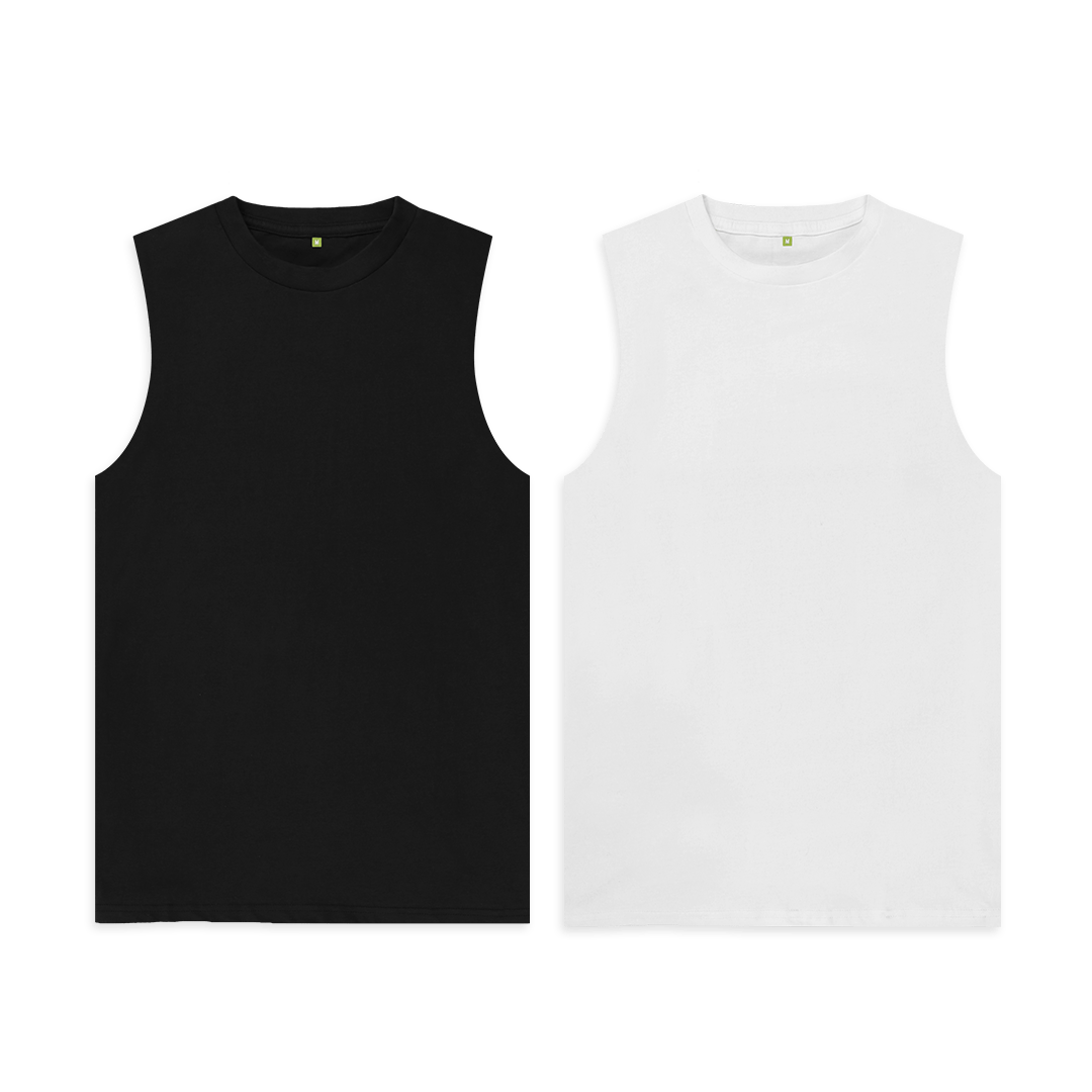 Men s Organic Cotton Vests 2 Pack