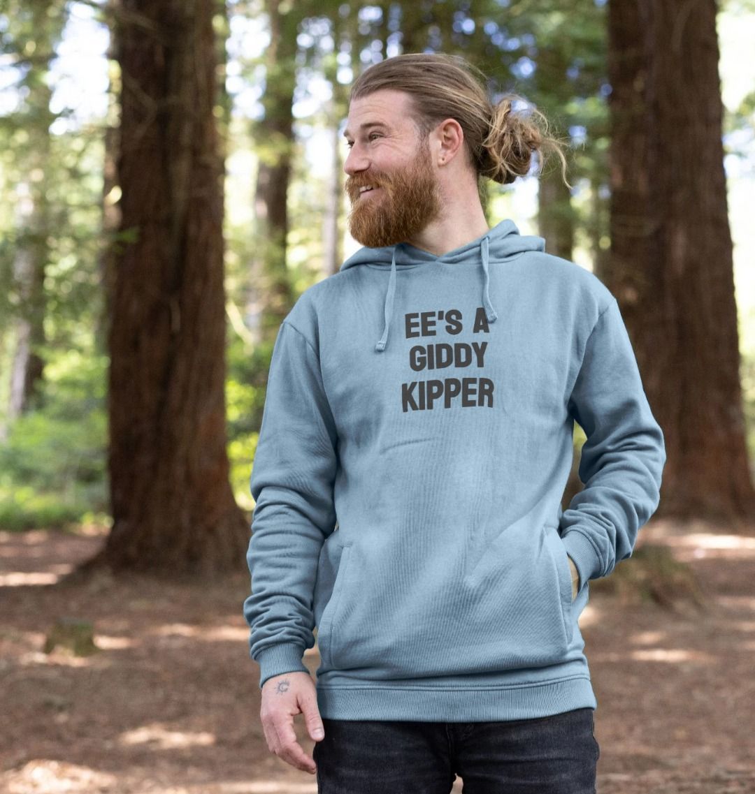 Ee s a Giddy Kipper Mens Organic Cotton Hoodie