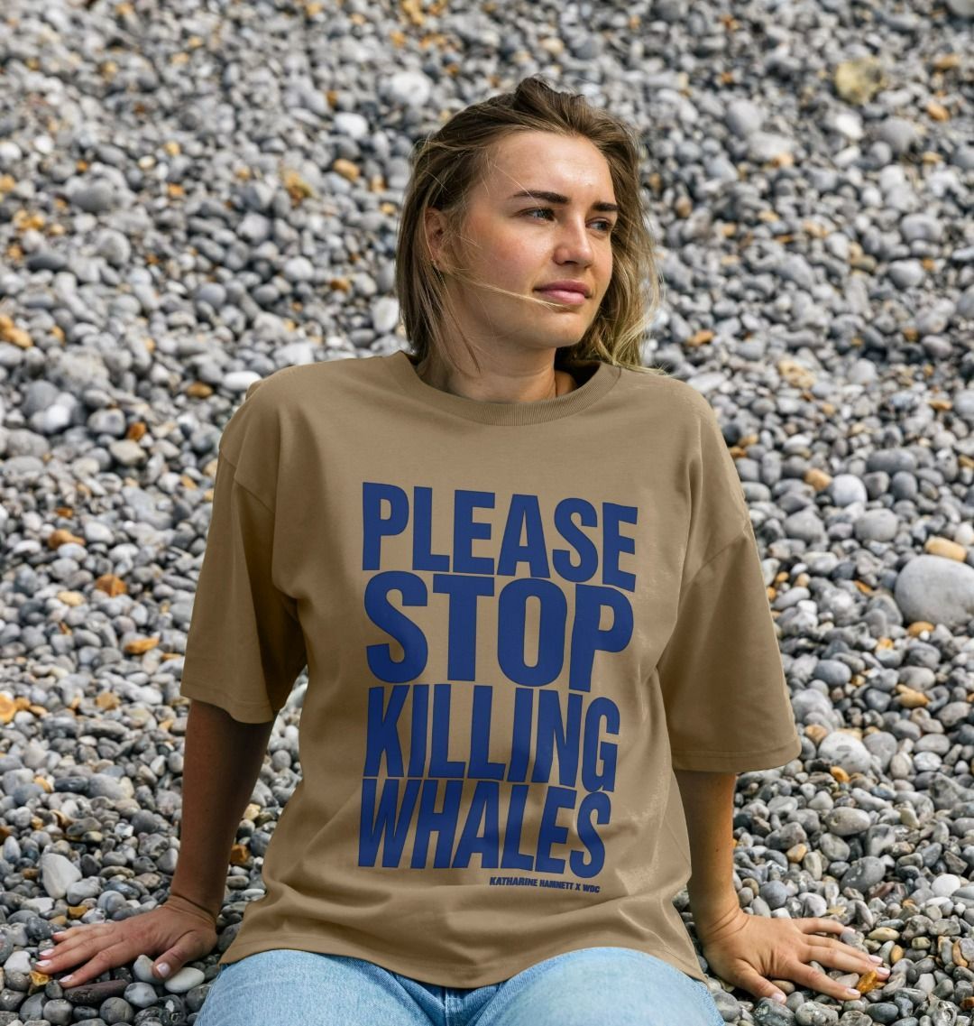 Stop Killing Whales X Katharine Hamnett T-shirt | WDC Store Stop Killing Whales X Katharine Hamnett T-shirt | WDC Store