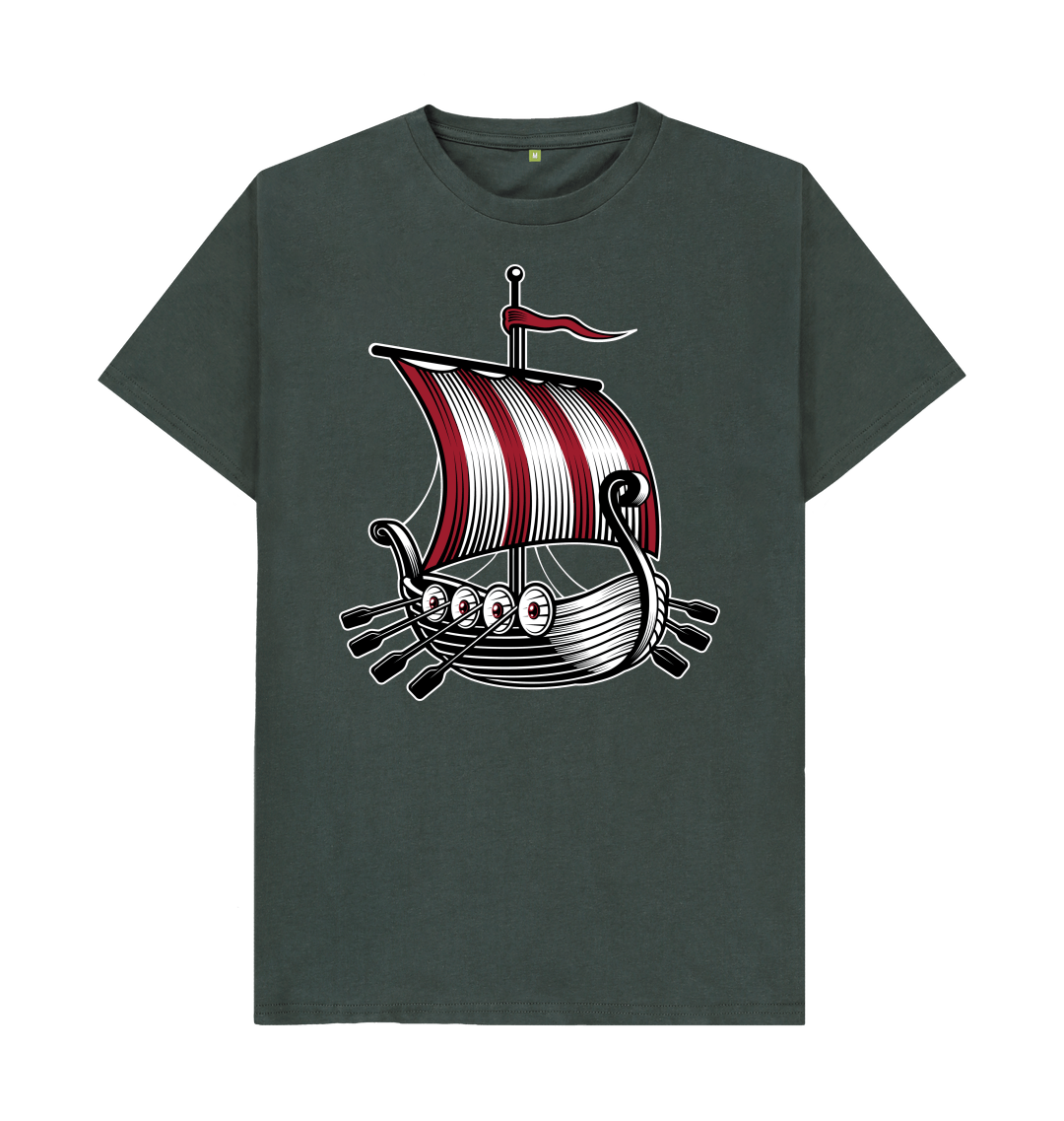 Raspberry Republic Viking Longboat Long Sleeve T-Shirt 3-5Y (104/110)