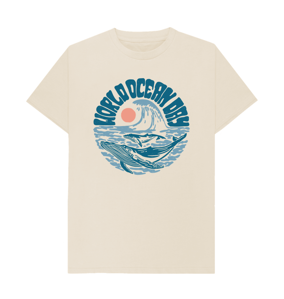 World Ocean Day Whale Light T-shirt
