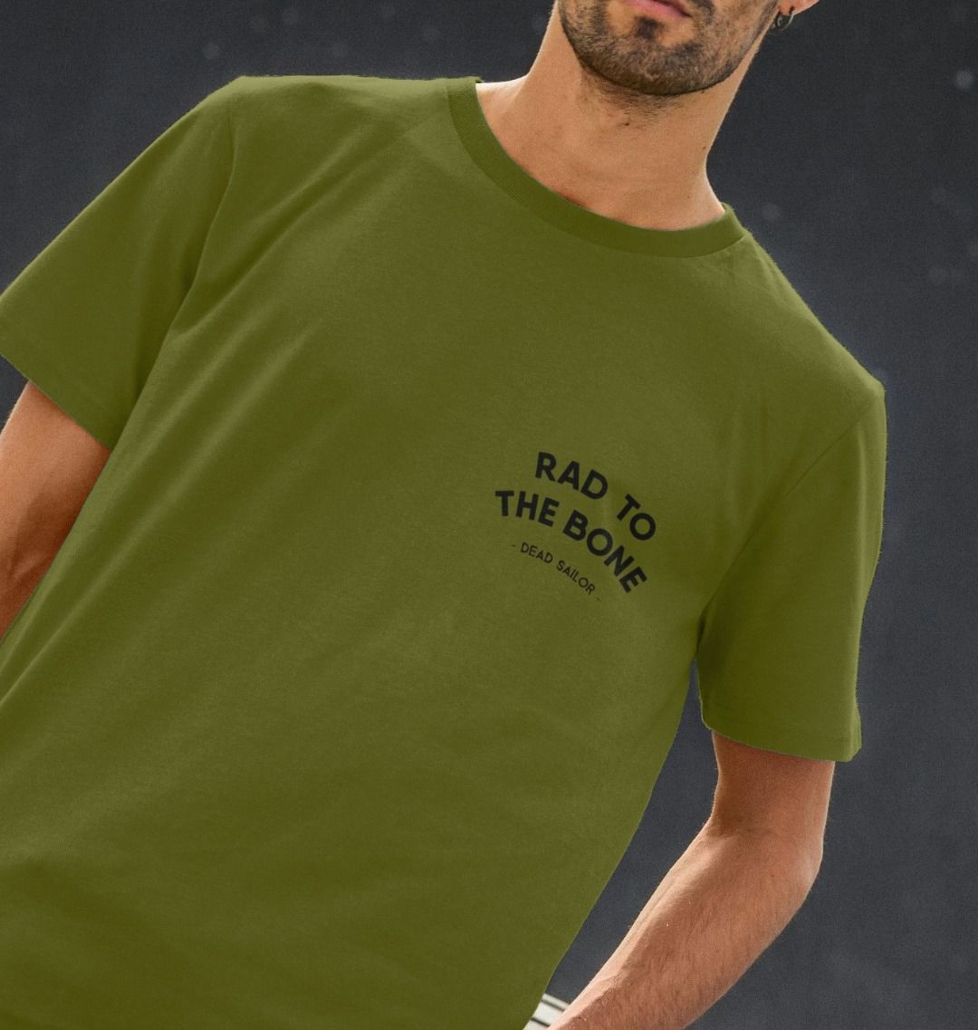 Rad To The Bone Tee (Black Print)