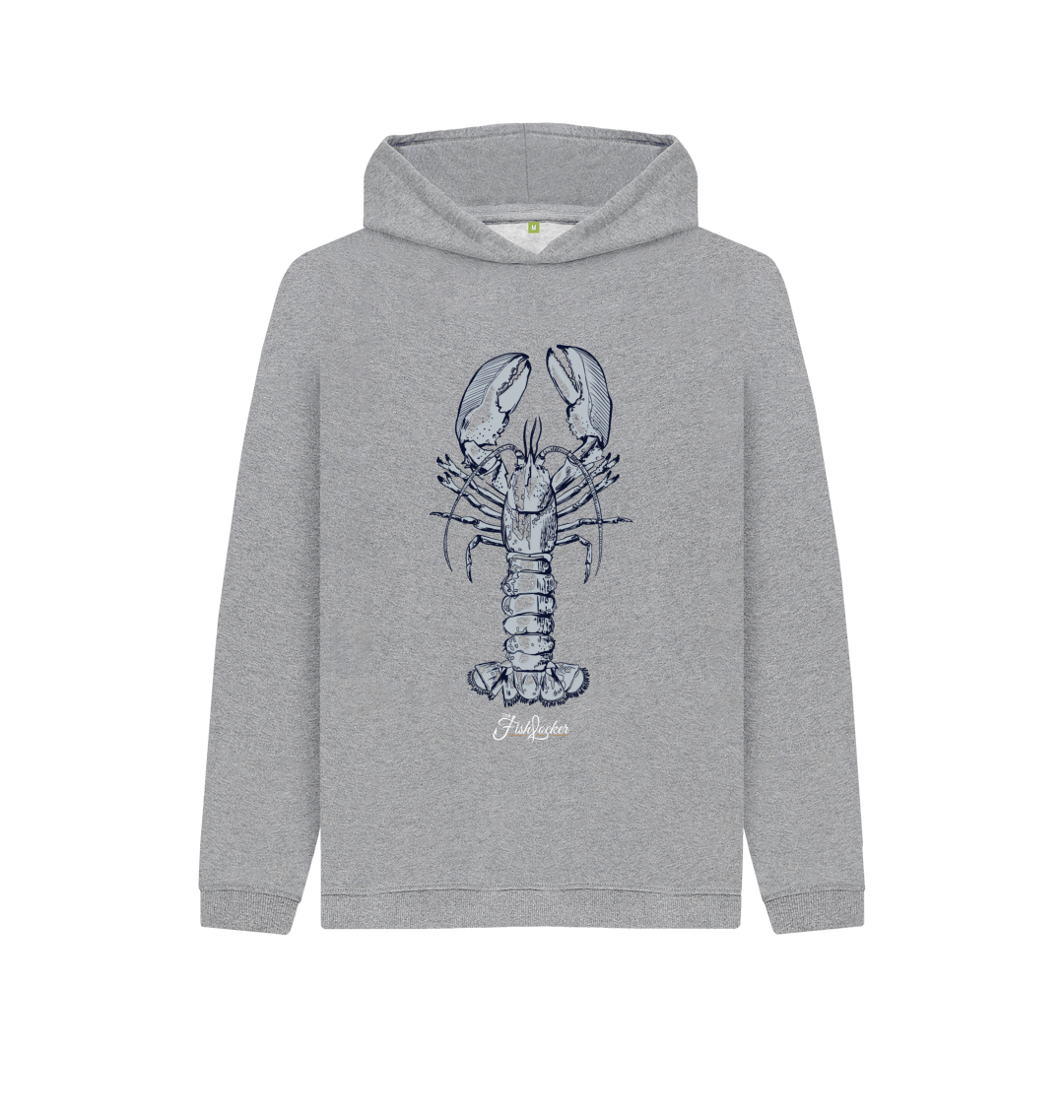 Lobster Print Organic Cotton Hooded Sweatshirt, Children’s Sweatshirt, Baby/Toddler/Kids popular Organic Cotton Hoodie, Nautical Lobster and Navy