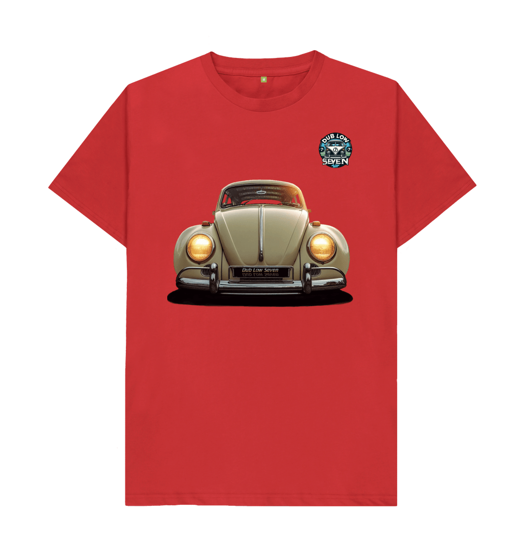 White V Dub Beetle Men’s Basic T-Shirt