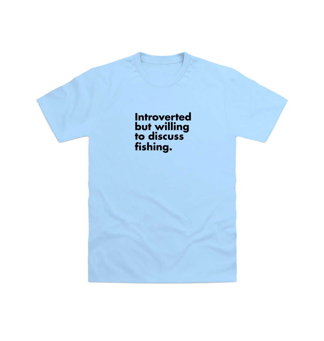 Introvert Fishing T Shirt (BL) - Picture 8 of 11