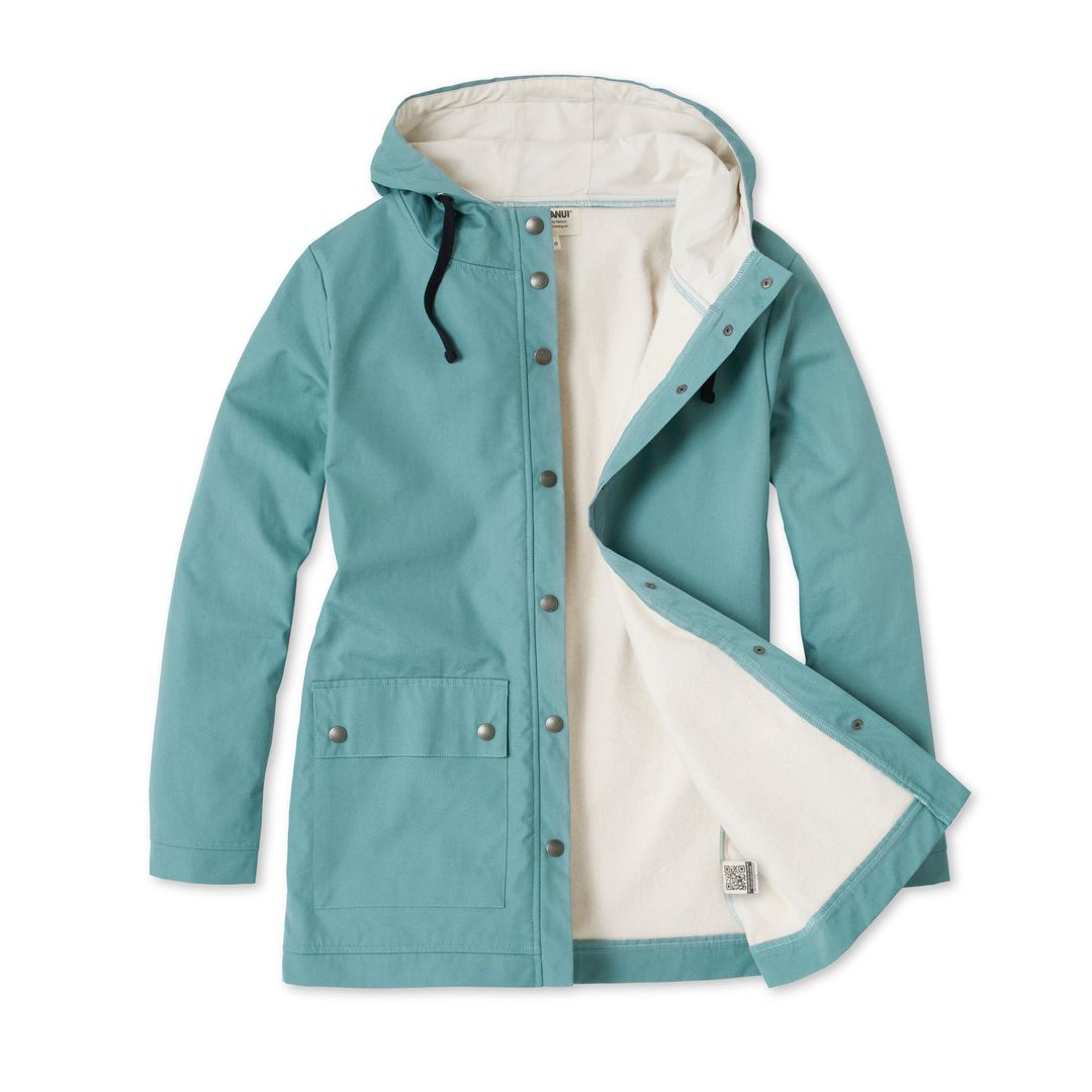 Parka Ladies Fleece Lined Raincoat Women's Fleece Lined Jacket