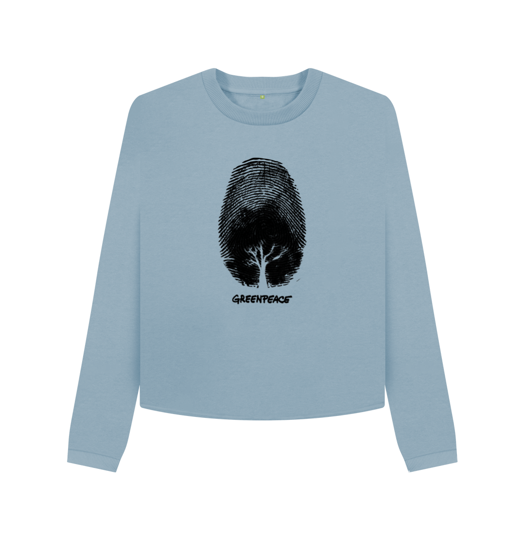 Forest Finger Print Boxy Jumper