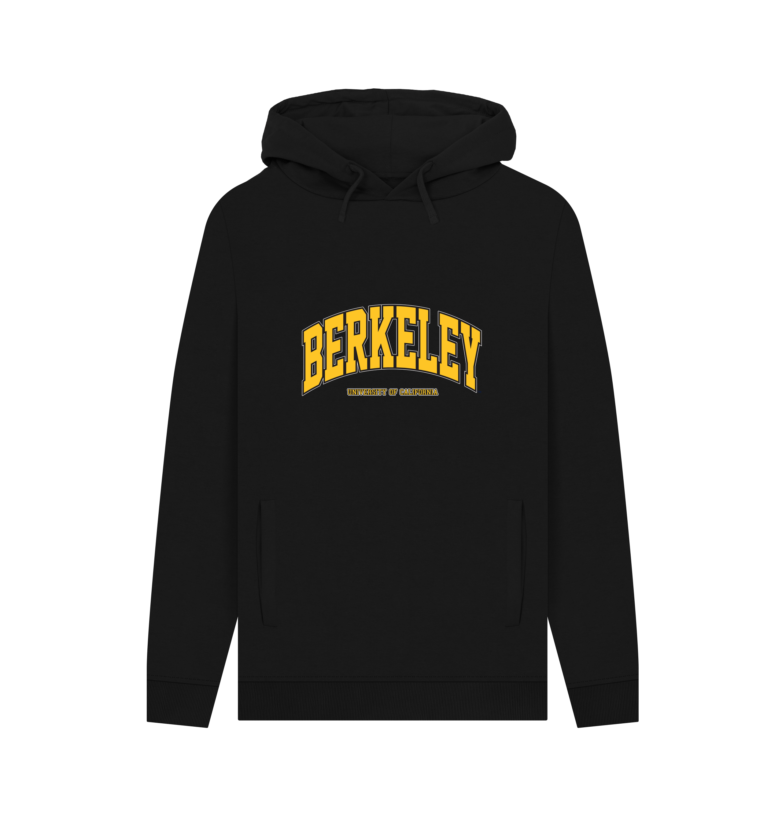 PREMIUM OFFICIAL Berkeley University of California Arch Unisex Black Hoodie - Picture 2 of 3