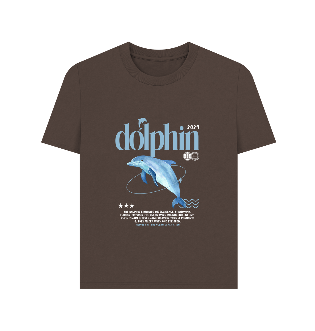 Tシャツ・カットソー Hashtag DDD Drilling Dolphin Short Sleeve T-Shirt Dolphin Graphic T-shirt