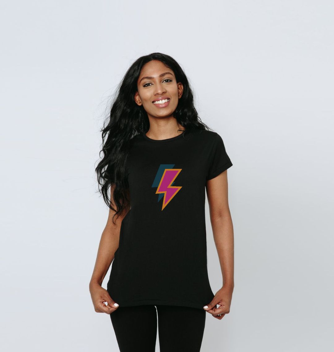 Lightning Bolt Women's T-shirt | TABBY 