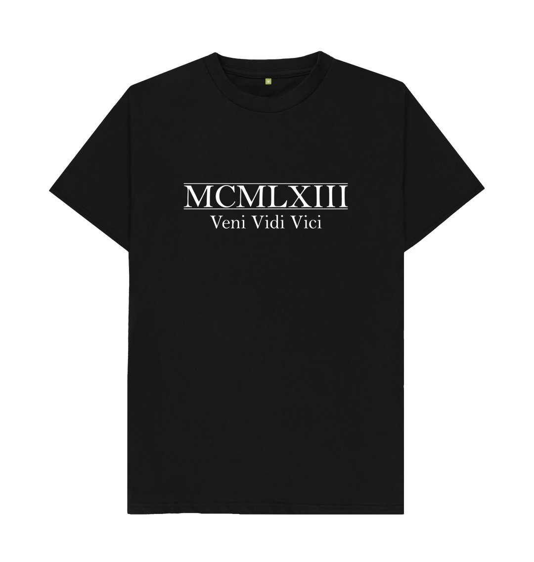 60th Birthday T Shirt 1963 | MCMLXIII | Shirtbox