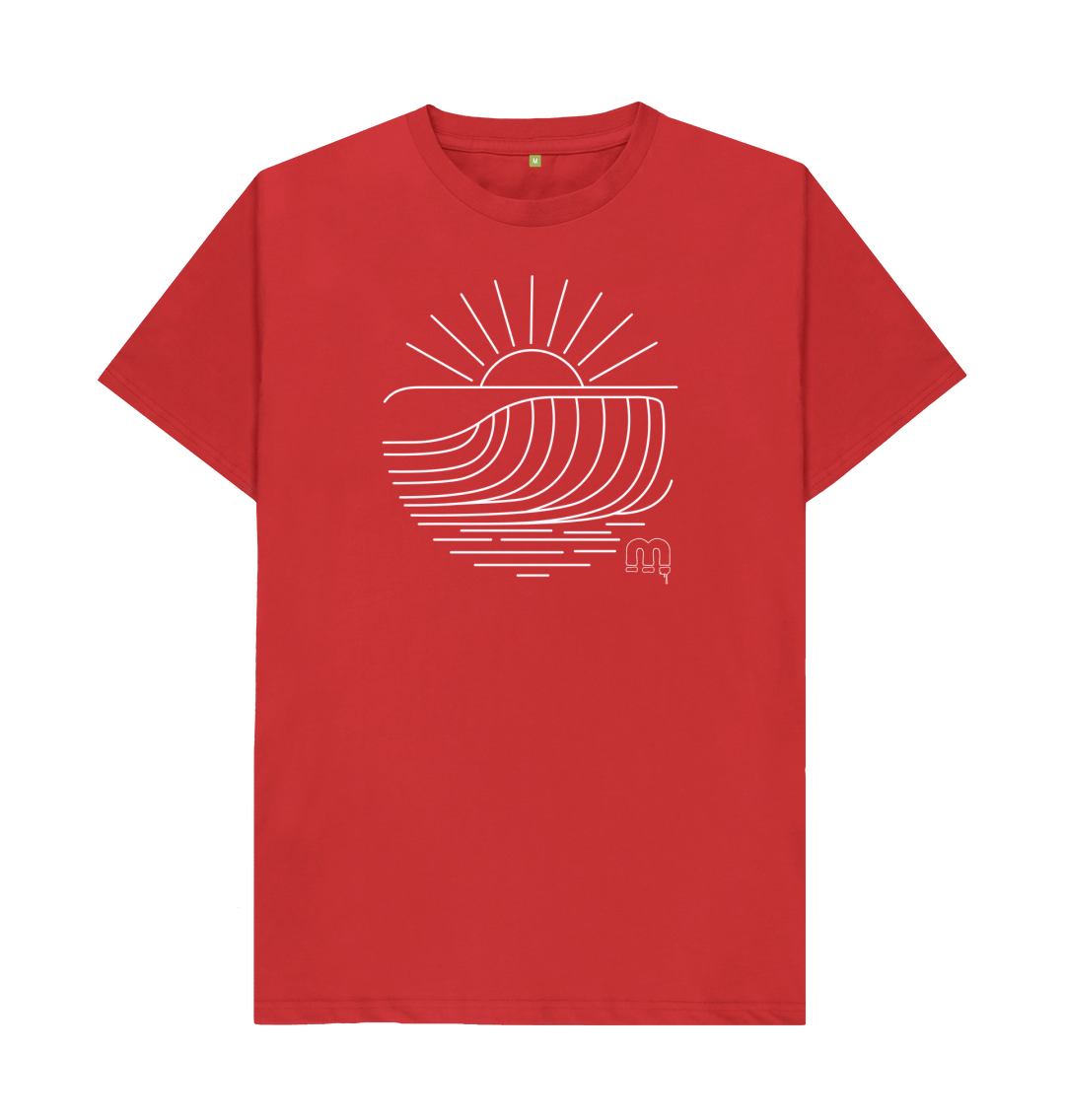 sunset surf t shirt