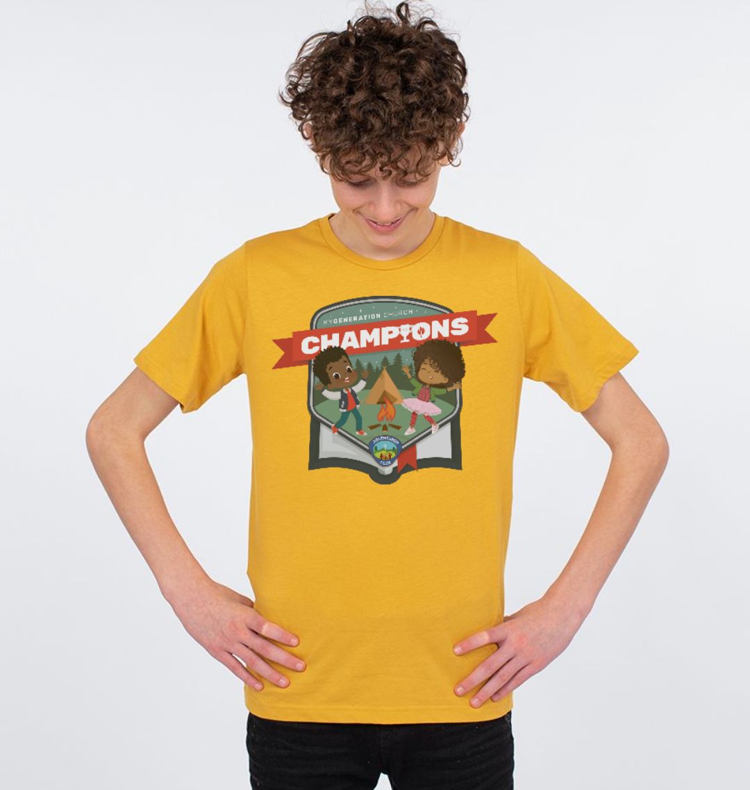 Champions Kids MyGeneration Church Adventurer T Shirt