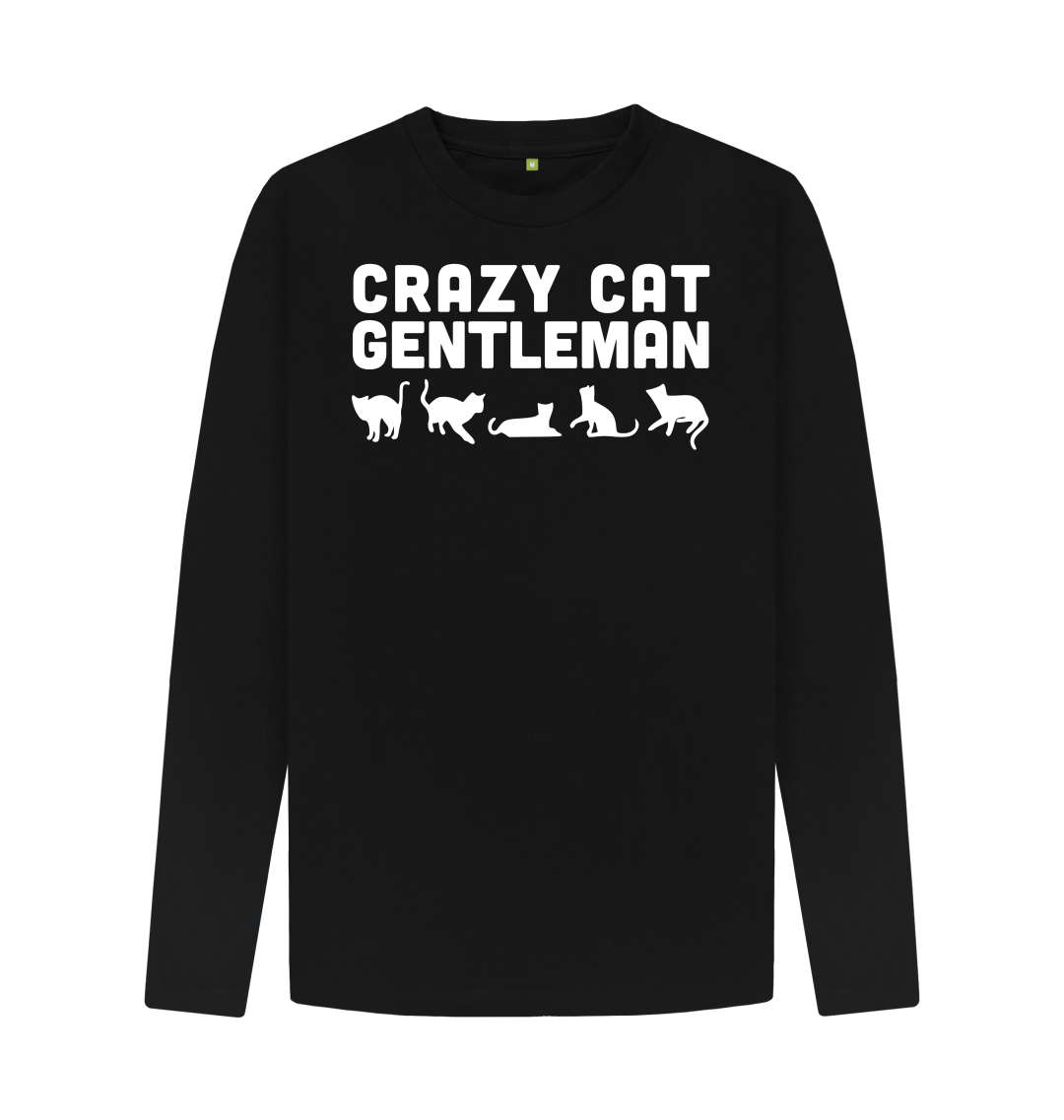 crazy cat gentleman t shirt