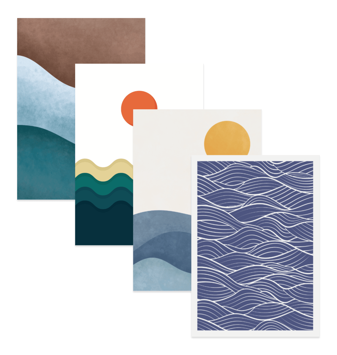 Beach Scenes Large Art Prints