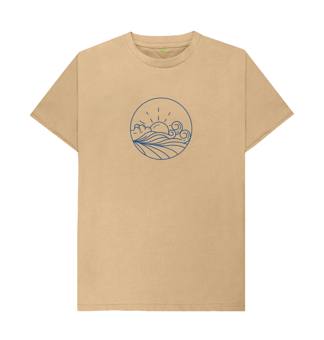 Sun & Waves T Shirt - Unique Design & Eco Friendly!