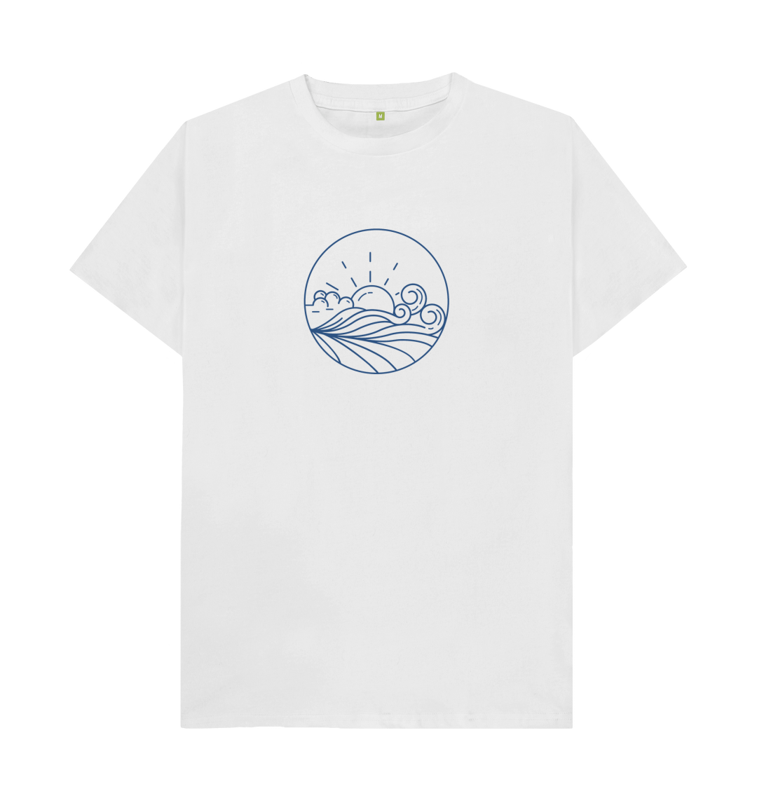 Sun & Waves T Shirt - Unique Design & Eco Friendly!