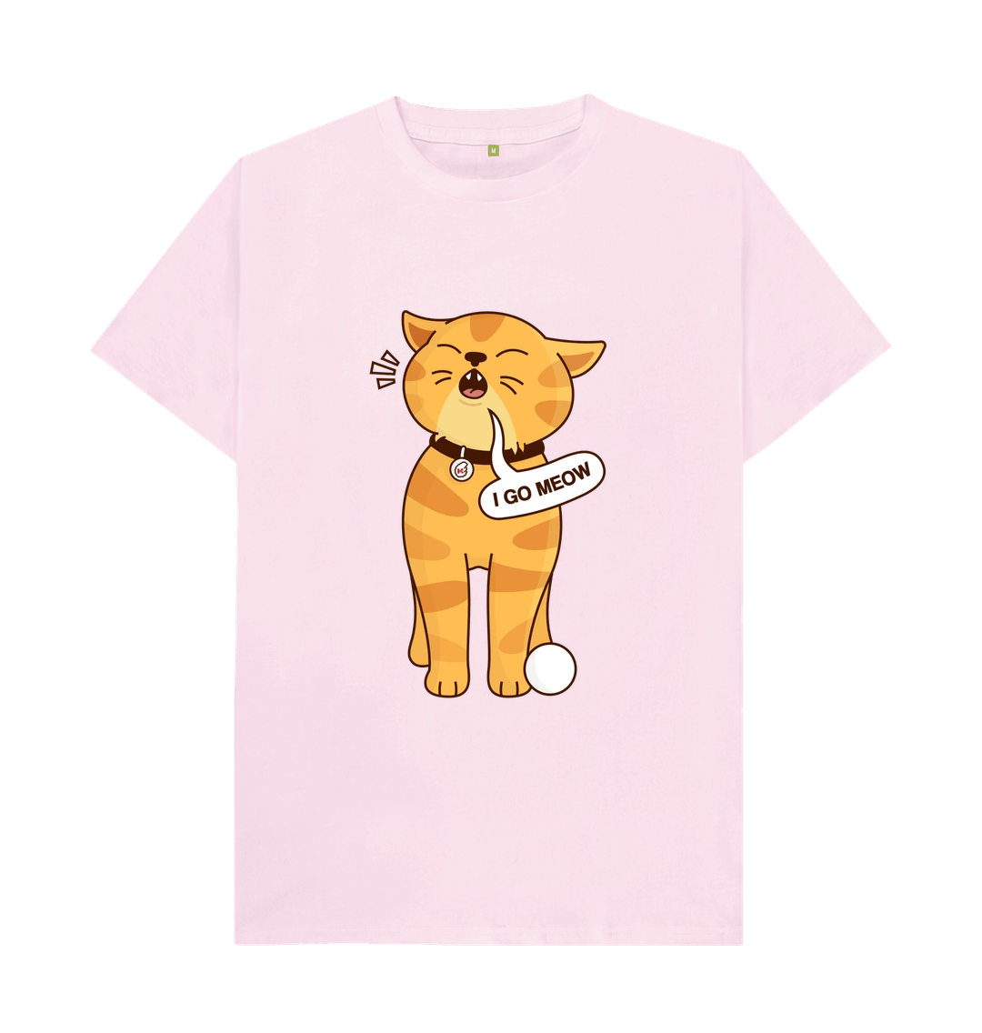 ★AWESOMEUS★ MEOW CAT PIGMENT TSHIRT 2COLOR I Go Meow ' Cala The Cat T-shirt