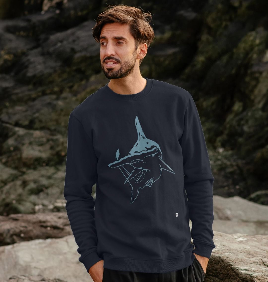 Shark crewneck outlet