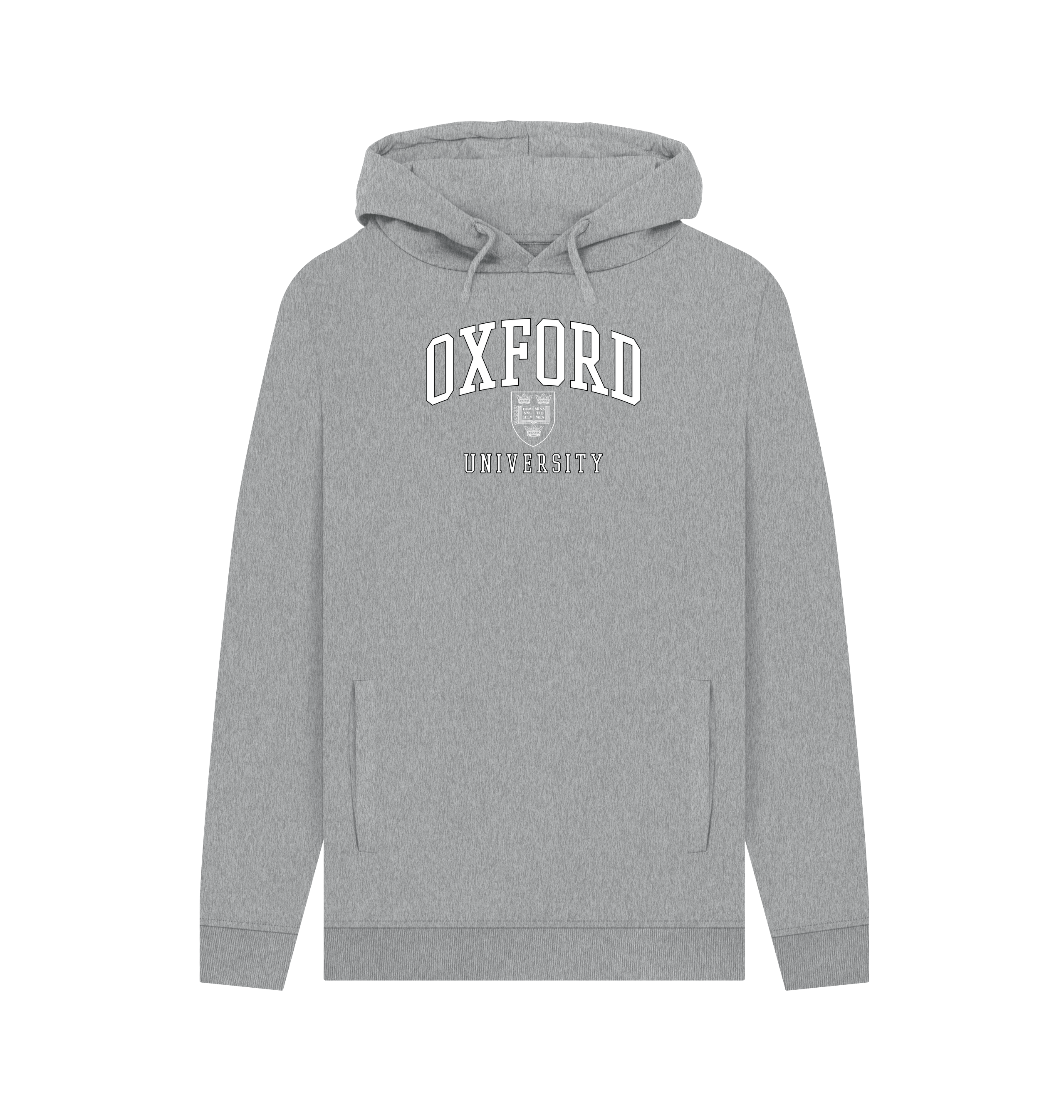 PREMIUM OFFICIAL Oxford University Crest Unisex Hoodie Marl - Picture 2 of 3