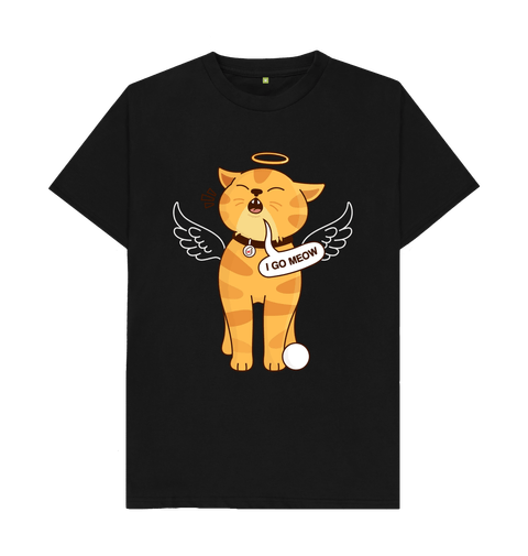 ITZAVIBE☆ANGEL CAT T-SHIRTS VER.3 ANGEL CAT T-SHIRTS VER.2_BLACK - ITZAVIBE