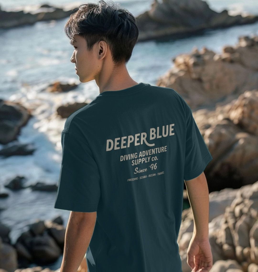 【DISCOVERY EXPEDITION】 Men's Main Crew Water T-Shirt Men's Short-Sleeve T-shirts | Discovery-Expedition