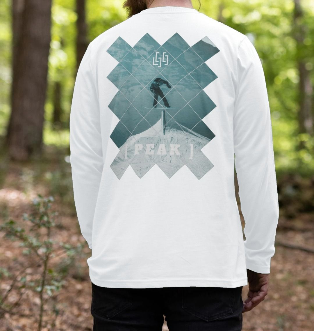 Peak - Signature Back print Long Sleeve T-shirt