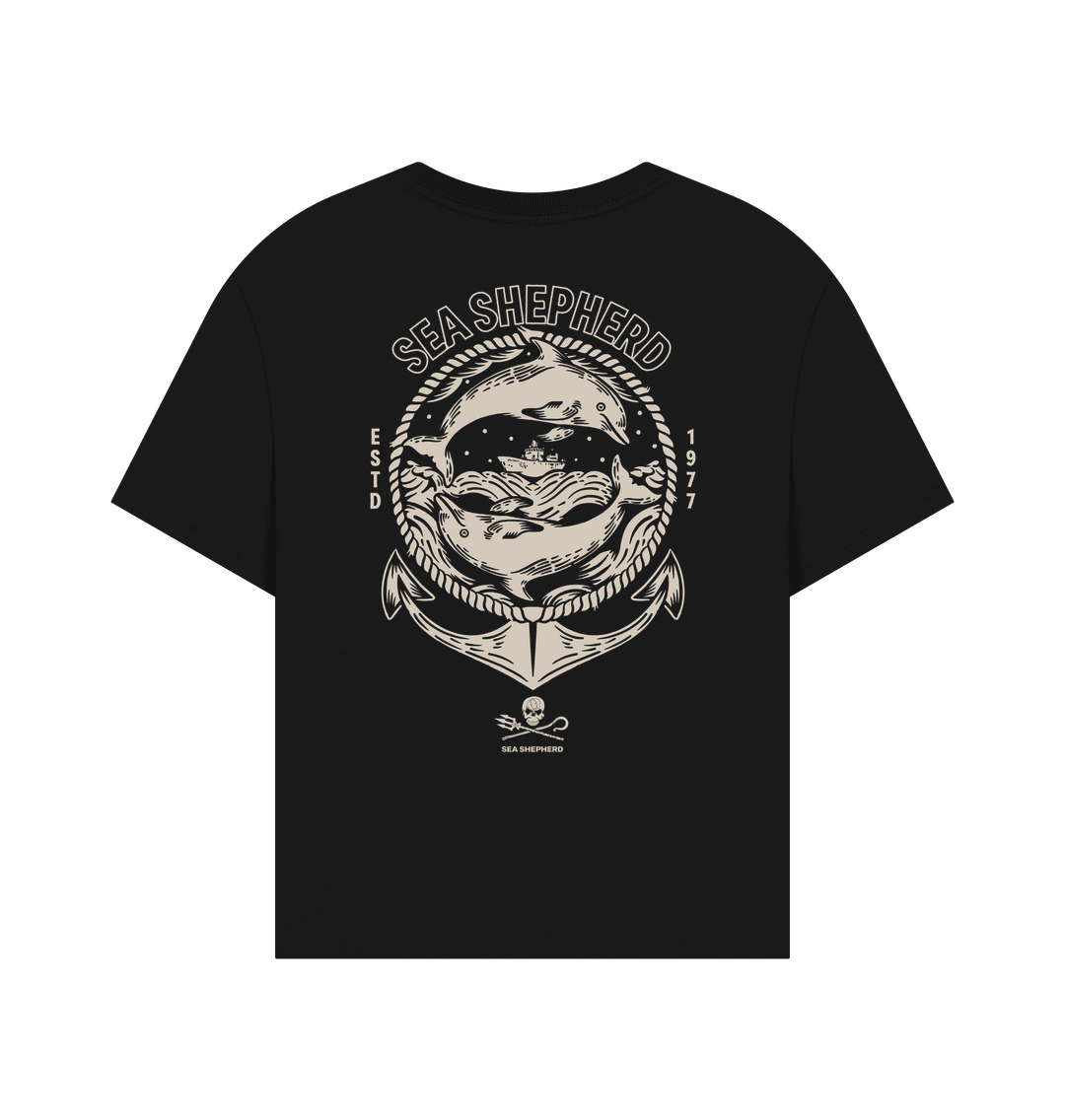 【CPGN STUDIO】24SS★ DTP Wave Dolphin Short Sleeve Tee Dolphin Short Sleeve Tee, Wave Dolphin Sun Tshirt, Fun