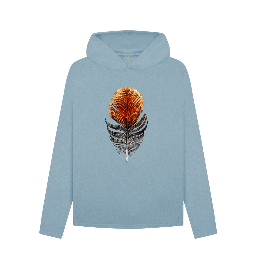 Robin Feather Relaxed Fit Hoodie