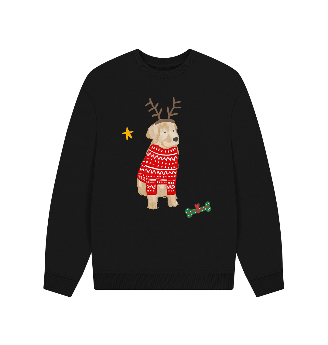 Laura Fisher x Guide Dogs Labrador Unisex Oversized Christmas Jumper