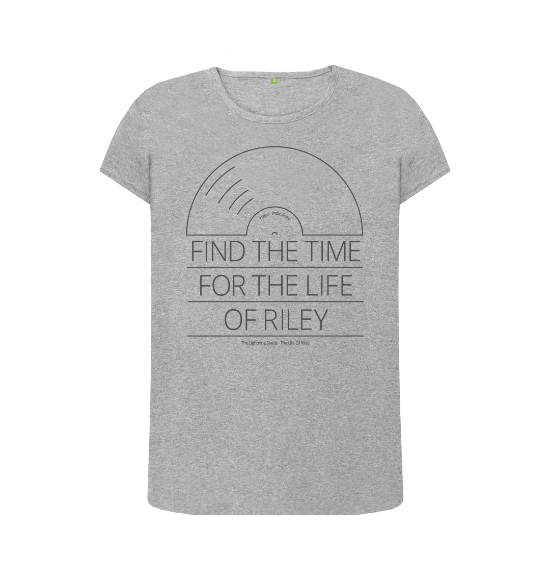 The Lightning Seeds - Life of Riley Record Grey Print T-Shirt for Women