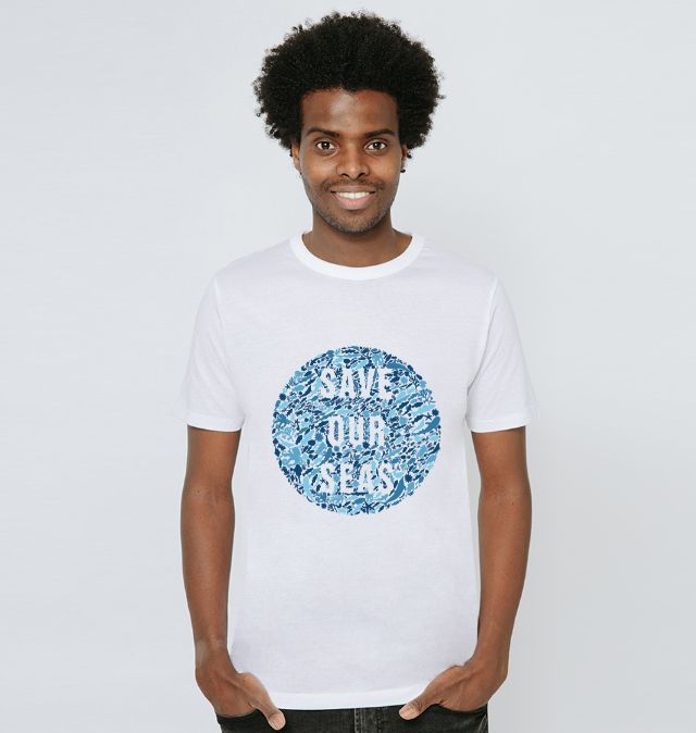 T-shirt: save the outlet sea