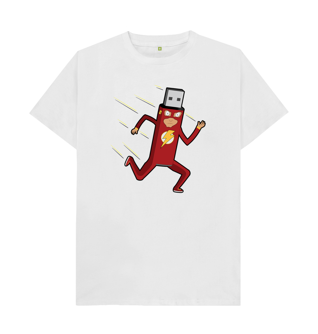 Superhero T Shirt The Fastest Flash Drive