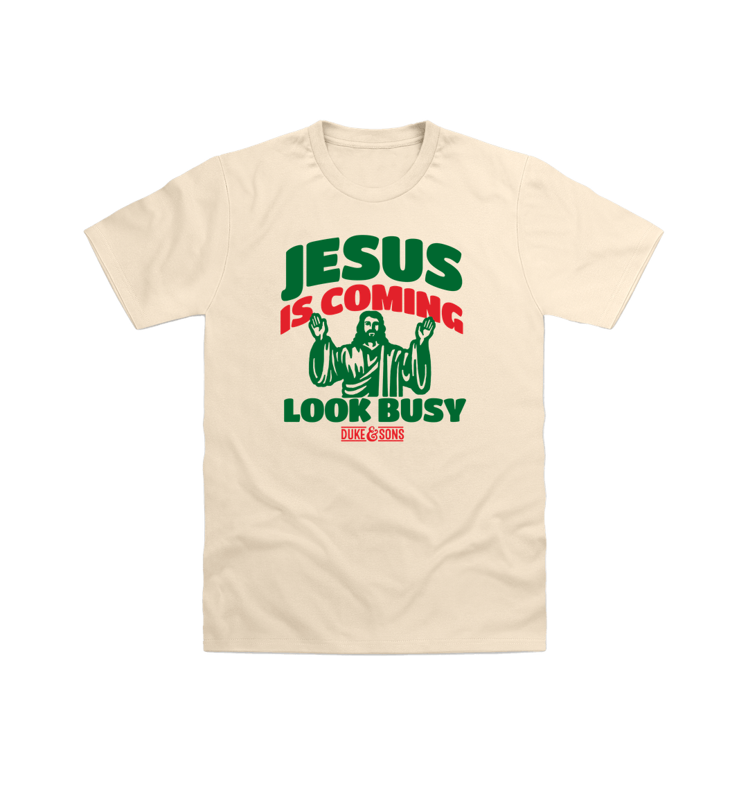 PREMIUM OFFIZIELLES T-Shirt Jesus kommt - Bild 2 von 7