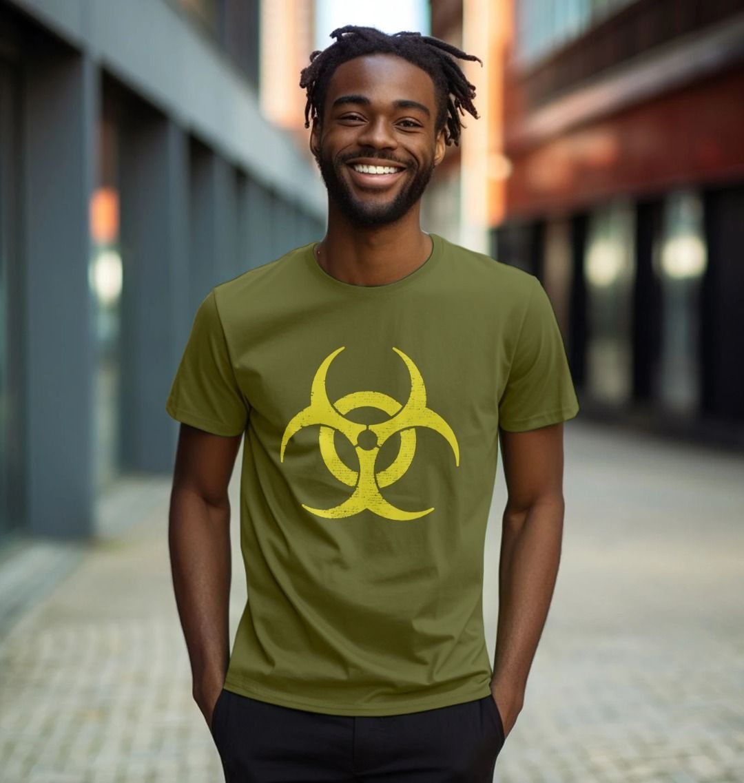 Warning Logo T Shirt Biohazard Symbol