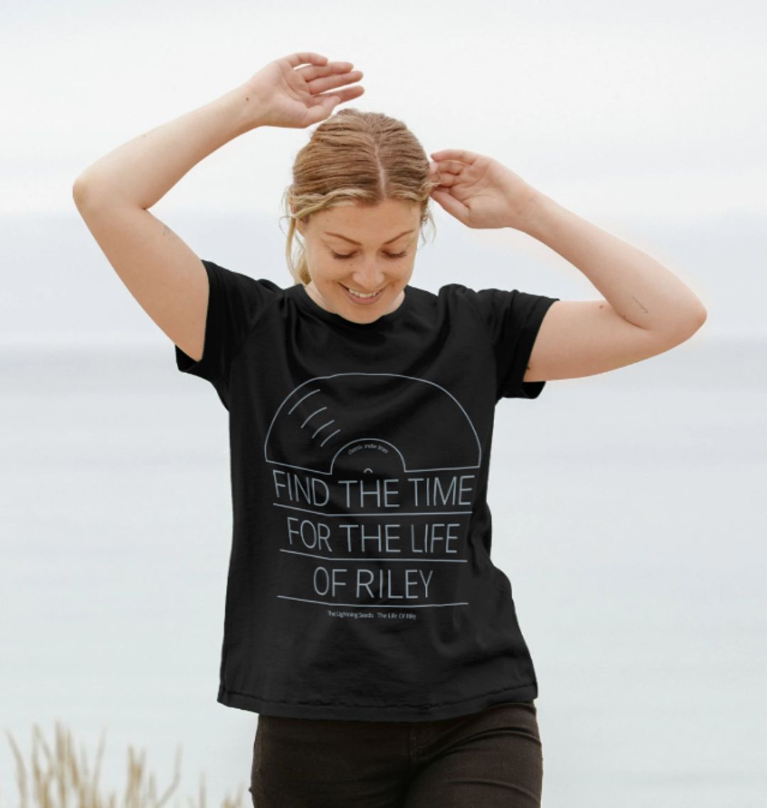 The Lightning Seeds - Life of Riley Record Blue Print T-Shirt for Women