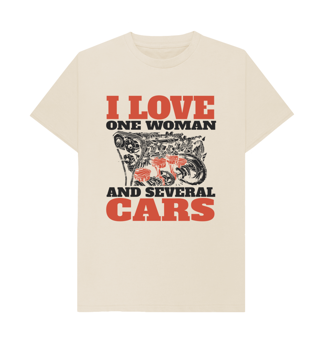 Love One Woman And Several Cars T-Shirt