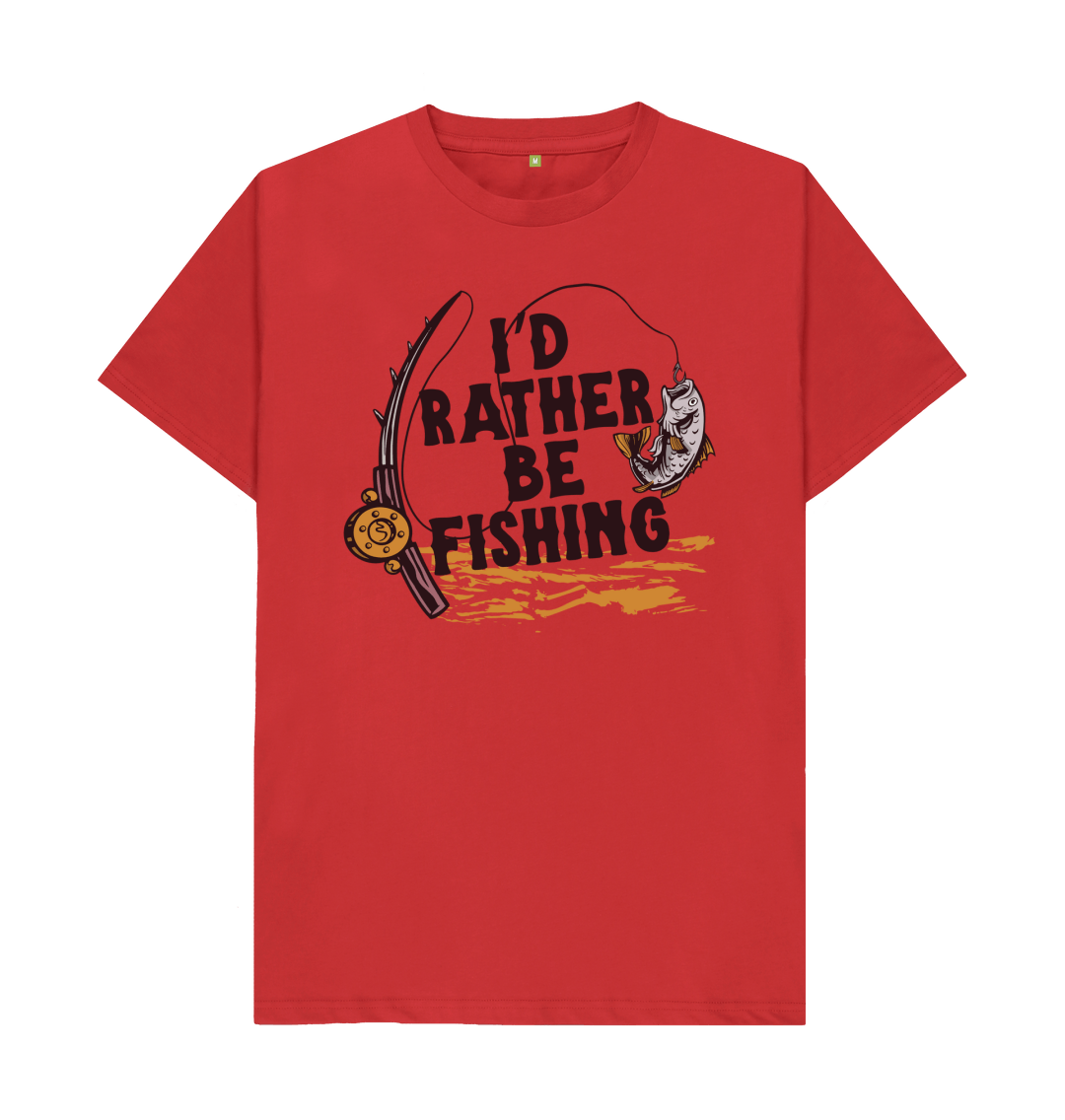 I'd Rather Be Fishing Essential T-Shirt for Sale by CroyleC