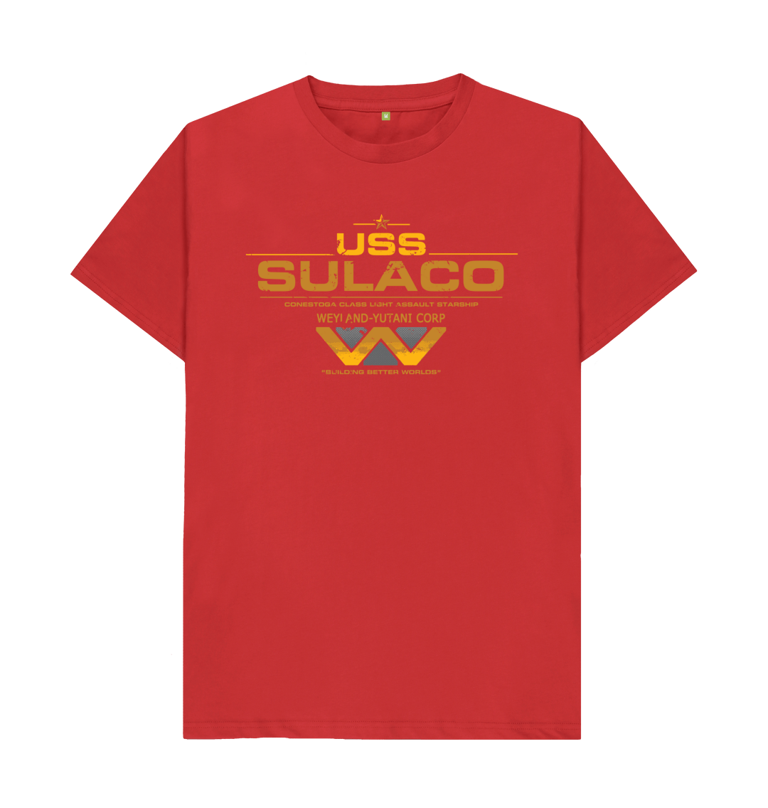 Alien T Shirt USS Sulaco Building Better Worlds