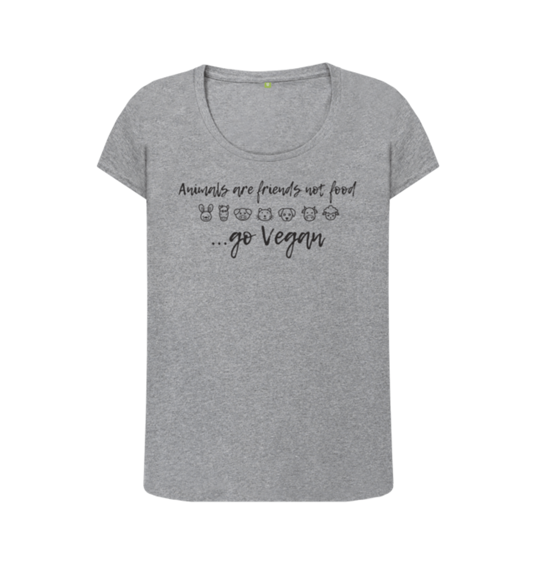 vegan t shirt friends not food