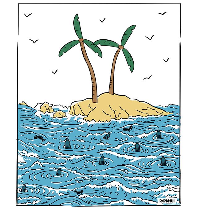 Palm Island T-shirt | Rapanui Clothing