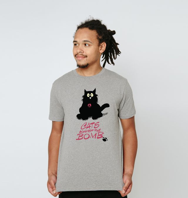 cat riding a bomb pop shirt