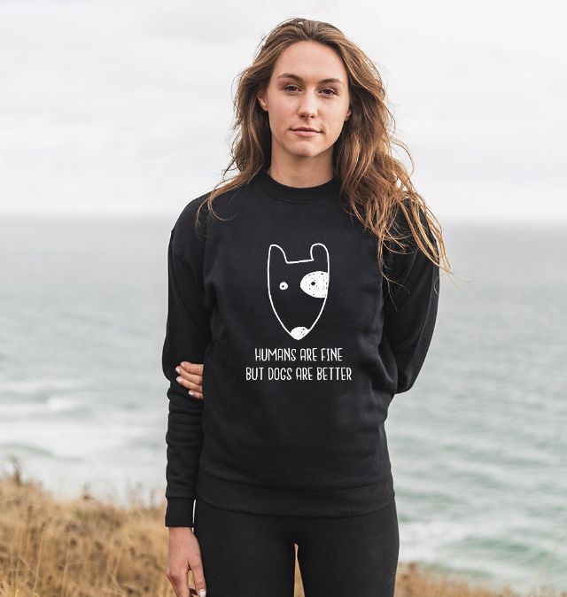 Boobs Are Awesome Jumper (Black Text)